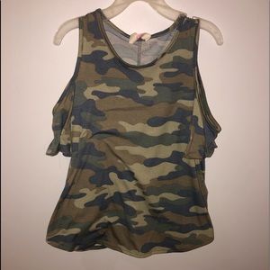 Camo cold shoulder!!